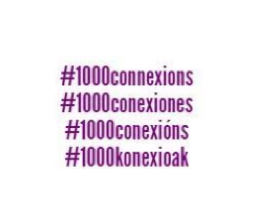 Ja som 1000 Connexions!