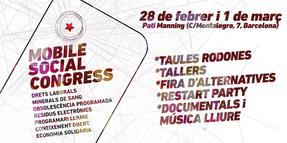 El Mobile Social Congress denuncia la parte oscura del sector de las telecomunicaciones y la electrónica