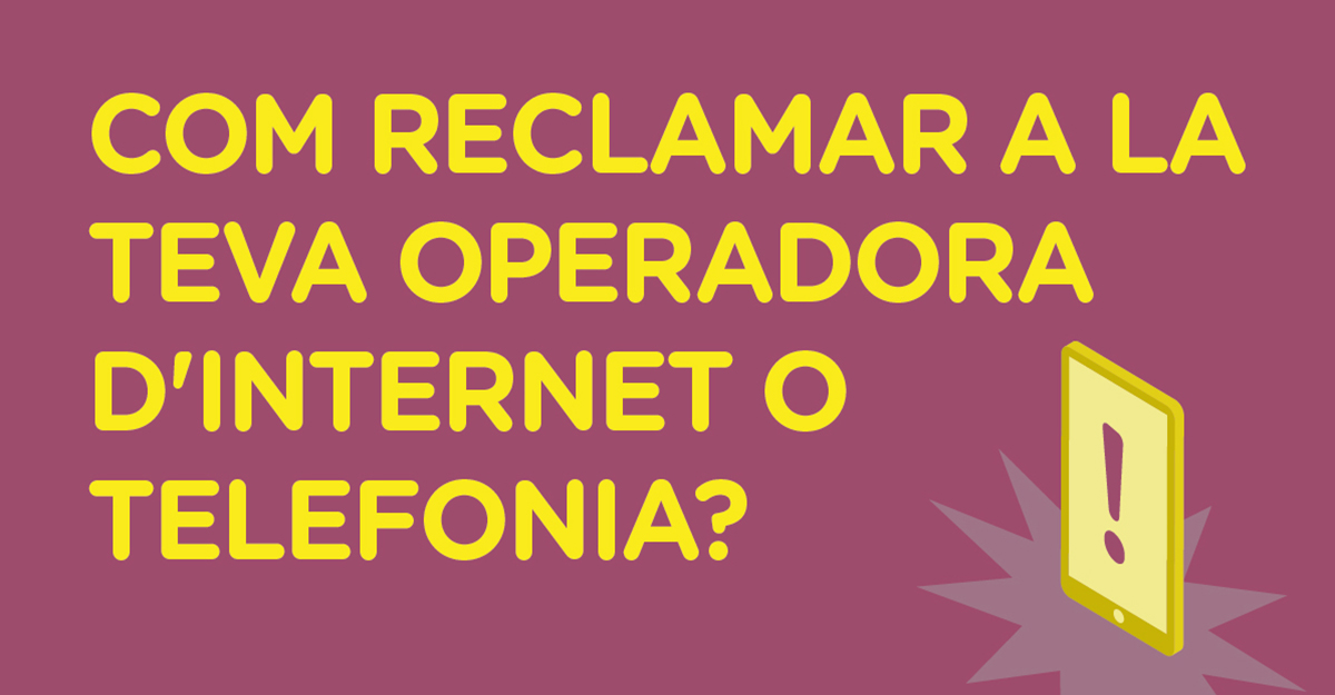 Com reclamar a la teva companyia de telèfons (infografia!)