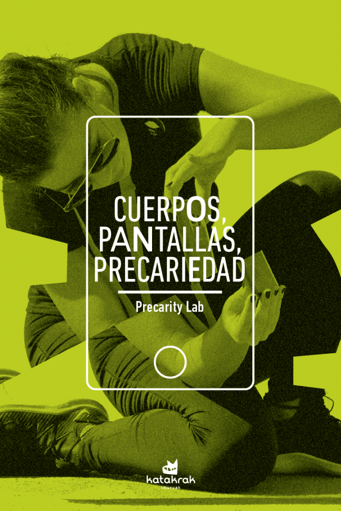 Portada del llibre "CUerpos, pantallas y precariedad"